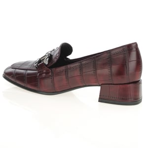 Tamaris - 24316 Low Heel Loafers - Merlot Croc 2