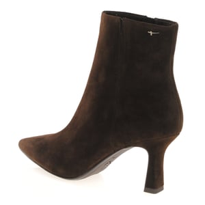 Tamaris - 25358 Suede Heeled Ankle Boots - Brown 2
