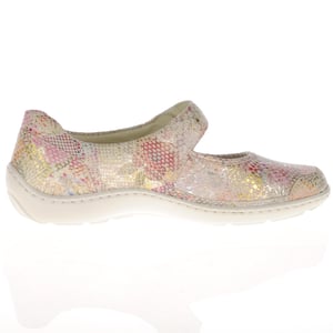 Waldlaufer - 496H33 Metallic Mary Jane Shoes - Multi 3