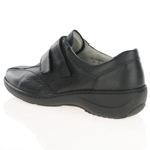 Waldlaufer - 607302 Velcro Strap Shoes, Black 3