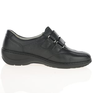 Waldlaufer - 607302 Velcro Strap Shoes, Black 2