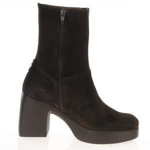 Wonders - 49101 Platform Heeled Ankle Boots - Brown 3