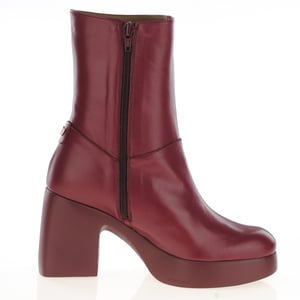 Wonders - 49101 Platform Heeled Ankle Boots - Vino 3
