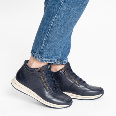Ara - 24808 Osaka Ankle Boots, Navy 1