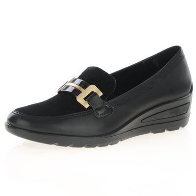 Ara - 50609 Zurich Loafers, Black 1