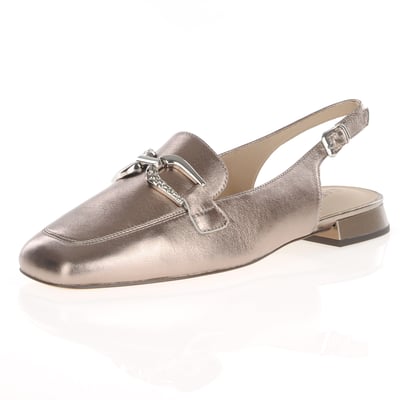 Caprice - 29400 Sling Back Loafers, Metallic Taupe 1