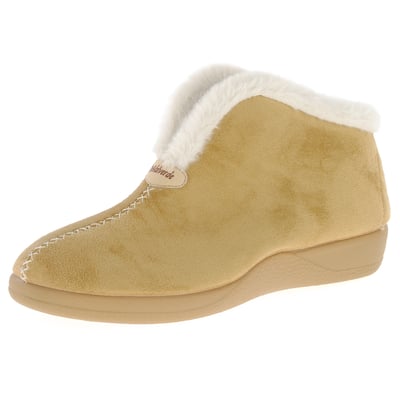 DeValverde - DVV1129 Fur Lined Bootie Slipper, Sand 1