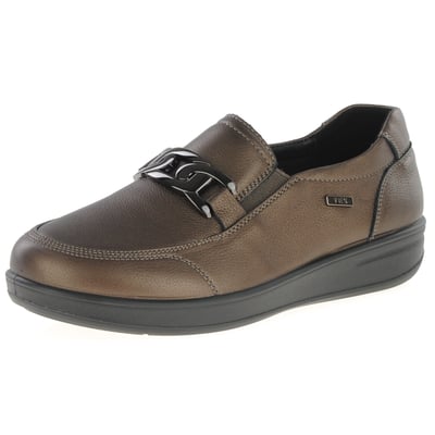 G-Comfort - P-6503Z Waterproof Leather Loafers - Bronze 1