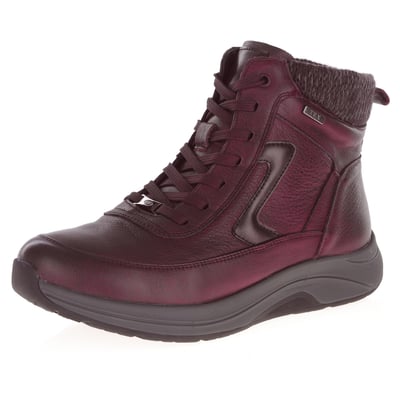 G-Comfort - R-5189-7R Waterproof Side Zip Ankle Boots - Burgundy 1
