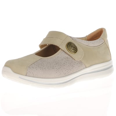 G-Comfort - S-822PF Velcro Shoes - Beige Multi 1