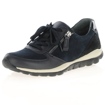 Gabor - Fantastic Rolling Soft Trainers - Navy 1