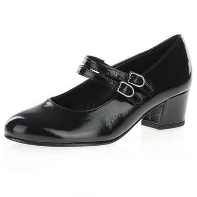 Gabor - Belva Mary Jane Shoes - Black Patent 1
