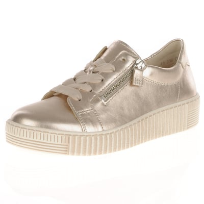 Gabor - Wisdom Twin Zip Trainers - Pewter 1