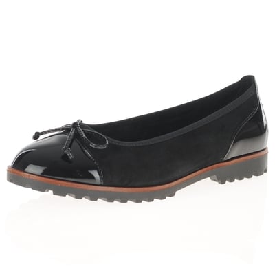 Gabor - Assist Flat Bow Pumps - Black 1