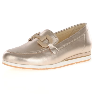 Gabor - 416.82 Metallic Loafers, Pewter 1