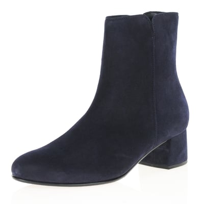 Gabor - Abbey Low Block Heel Ankle Boots Midnight 1