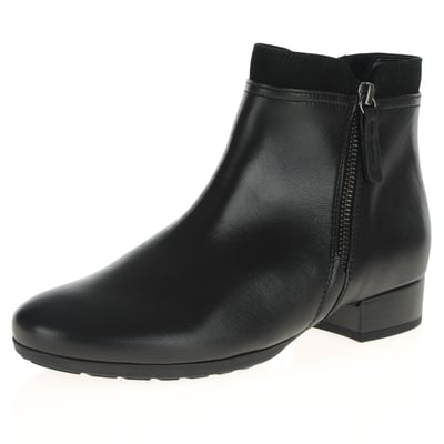 Gabor - Briano Side Zip Ankle Boot, Black 1