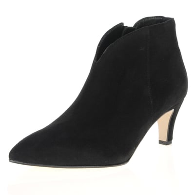 Gabor - Terri Suede Ankle Boots - Black 1