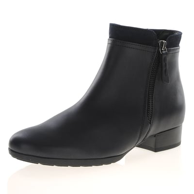 Gabor - Briano Leather Ankle Boots Dark Navy 1
