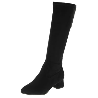 Jana - 25569 Sock Long Boot, Black 1