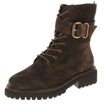 Josef Seibel - Rachel 04 Suede Lace Up Boots, Brown 1