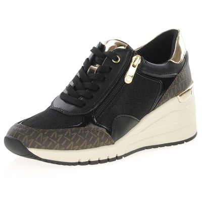 Marco Tozzi - 23723 Side Zip Wedge Trainers - Black Combi 1