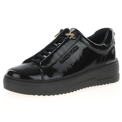 Marco Tozzi - 23724 Slip On Trainers, Black Patent 1