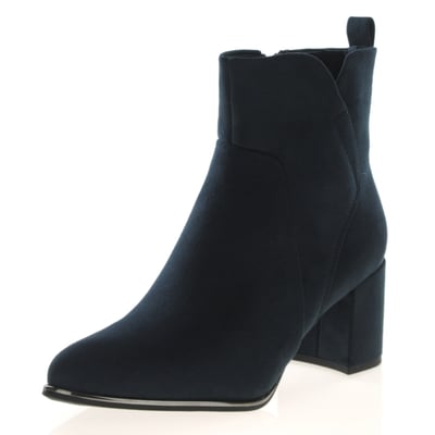 Marco Tozzi - 25095 Block Heeled Ankle Boots, Dark Navy 1