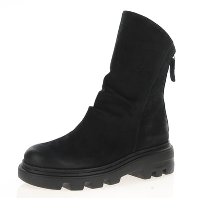 Paul Green - 8253 Nubuck Ankle Boots, Black 1