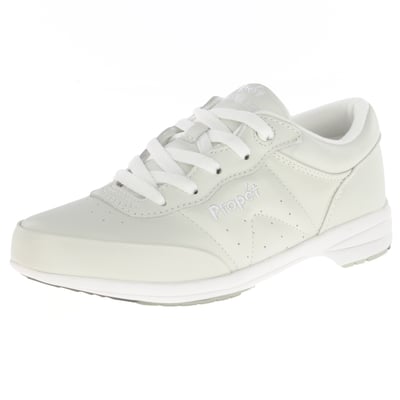 Propet - W3840 Leather Shoes Off White 1