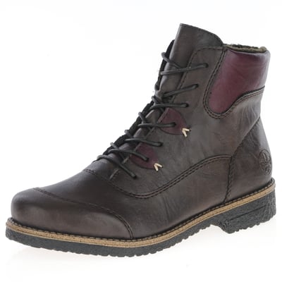 Rieker - 73510-26 Laced Ankle Boots - Brown 1