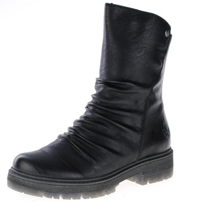Rieker - 75851-00 Casual Slouch Boots - Black 1