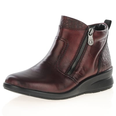 Rieker - L4861-35 Twin Zip Boots, Merlot 1