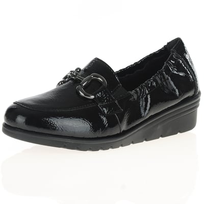 Rieker - L5352-00 Low Wedge Loafers - Black 1