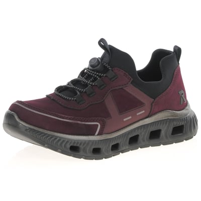 Rieker - M6062-30 Vegan Bungee Laced Shoes - Vino 1