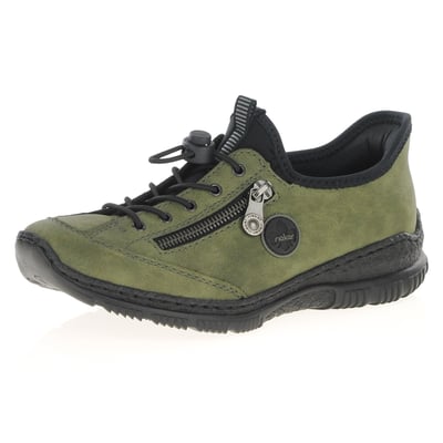 Rieker - N3267-54 Bungee Laced Shoes - Khaki 1