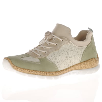 Rieker - N4260-80 Slip on Trainers, Sage Combi 1