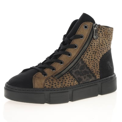 Rieker - N5931-25 Laced Ankle Boots, Brown Multi 1
