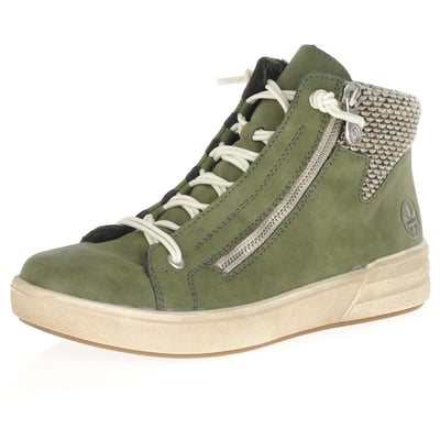 Rieker - X0750-54 Laced Ankle Boot, Khaki 1