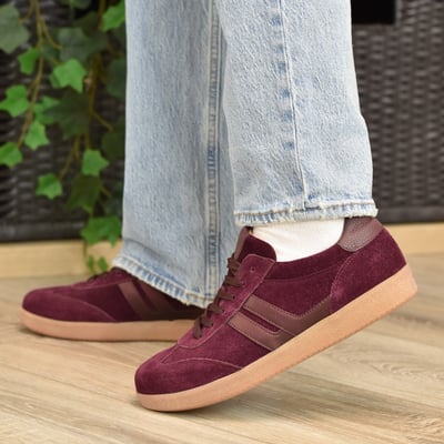 Gabor - West Retro Trainers, Mulberry 1