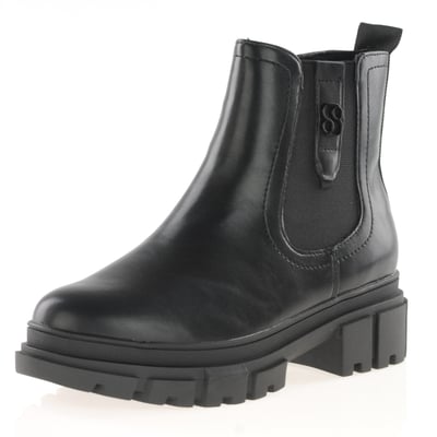 s.Oliver - 25402 Chunky Chelsea Ankle Boots, Black 1