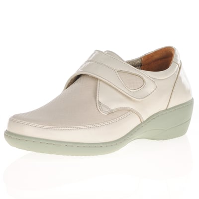Softmode - Elma Velcro Strap Shoes, Beige 1