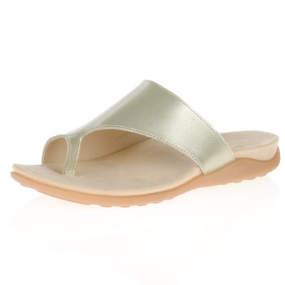 Strive Footwear - Capri 4 Toe Loop Sandals, Gold 1