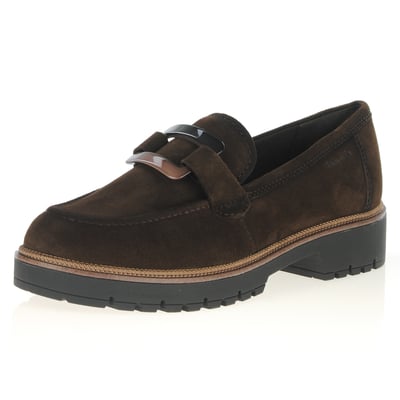 Tamaris - 24722 Suede Loafers, Mocca 1