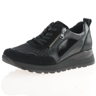 Waldlaufer - 364H16 Side Zip Trainers, Black 1