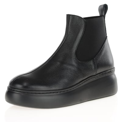 Wonders - 2604 Platform Chelsea Boots Black 1