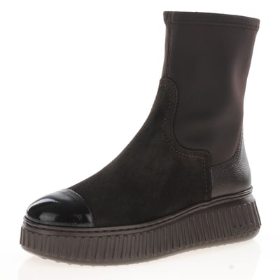 Wonders - 5207 Chunky Sock Boots, Brown 1