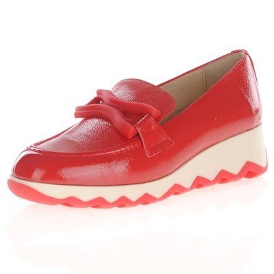 Wonders - 7620 Wedge Loafers, Red Patent 1