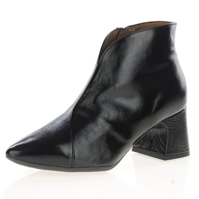 Wonders - I-9013 Heeled Ankle Boots, Black Patent 1