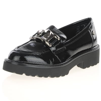 Xti - 146258 Patent Loafers, Black 1